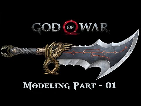 God of War - Kratos Chaos Blade Modeling Part - 01 |  Blender Modeling | Substance Painter Texturing
