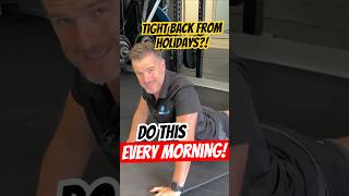 TIGHT LOWER BACK FROM HOLIDAYS?