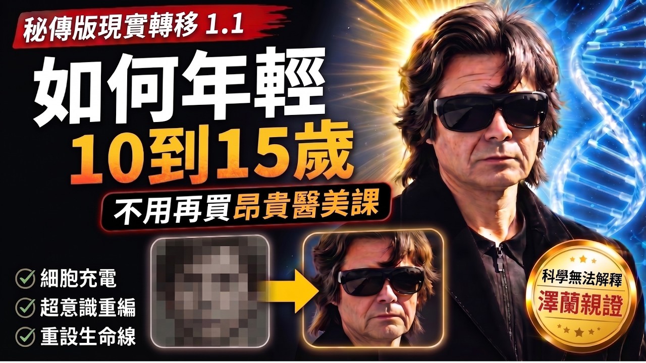 【澤蘭】親自驗證：每天這『一杯水』，竟能重新編寫你的身體藍圖？｜《祕傳版現實轉移》衰老逆轉篇