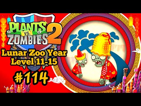 Lunar Zoo Year Level 11-15 | Thymed Event | Plants vs Zombies 2 | Gameplay Walkthrough Part 114