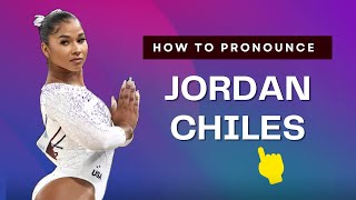 How to pronounce Jordan Chiles