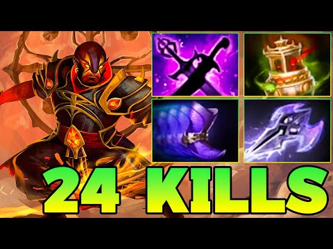 24 Kills Ember Spirit Solo Carry !! Ember Spirit Dota 2 Carry Mid Pro Gameplay Guide Build 7.40