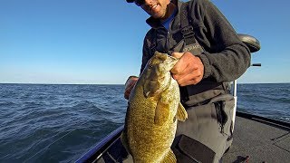 Day 2 of Smallmouth Bass Fishing on Lake Ontario (ft. SmallmouthCrush)