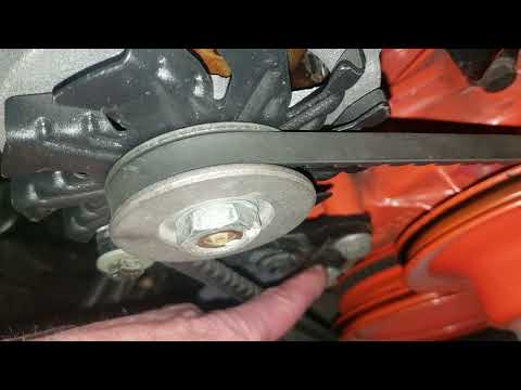 Alternator mounting solution for Chevy small block 461 camel hump heads without threaded hole.
