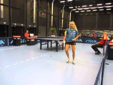 Henrietta Nielsen VS Nicoline Koefoed DM semifinale U21 2014