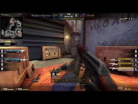 CS:GO POV Demo Cloud9 RUSH (24/8) vs NiP (de_inferno)