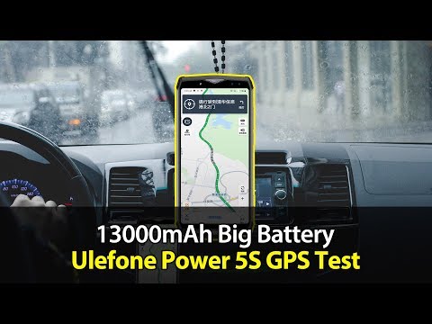 13000 mAh Ulefone Power 5S GPS Test