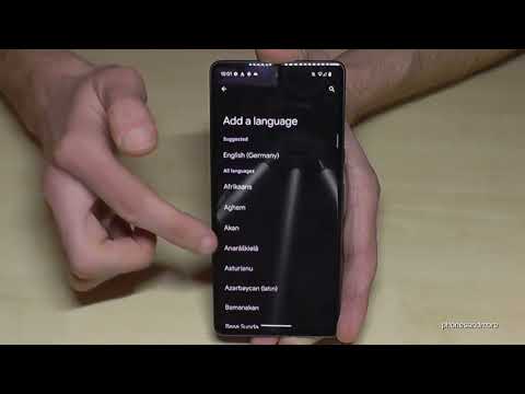 Google Pixel 7 (Pro): How to change the language?