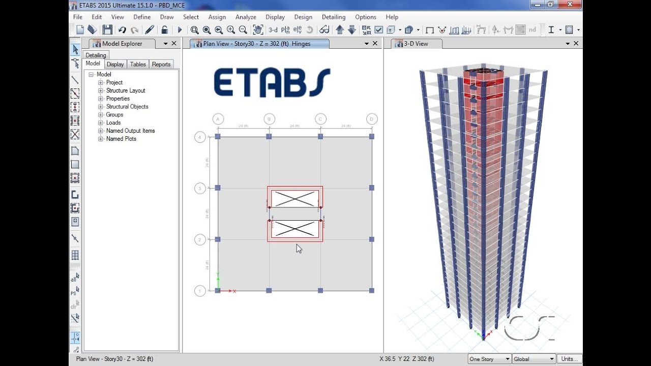 ETABS - 21 Performance-Based Design: Watch & Learn