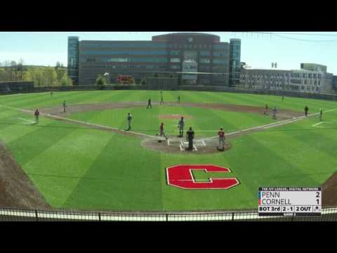 Highlights: Cornell Baseball vs. Penn - 4/23/17