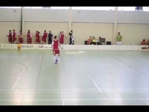 rzut karny-  unihokej