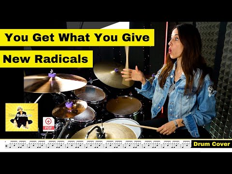 You Get What You Give - New Radicals - Drum Cover (Drum Score)