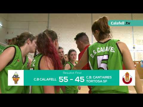 Calafell Esportiu | C.B. Calafell 55 - 45 C.B. Cantaires Tortosa SF