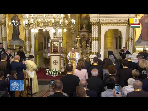 Visite du pape François à la communauté gréco-catholique hongroise