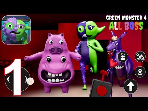 Green Monster 4 All Boss - Gameplay Walkthrough Part 1 (Android, iOS)