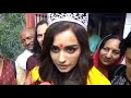 Manushi Chhiller at hometown ..first interview after Miss world