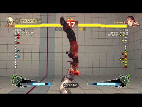 SSF4 AE 2012: X4DR14NX (El Fuente) vs ALLIN85 (Ryu) - Ranked Match - True HD