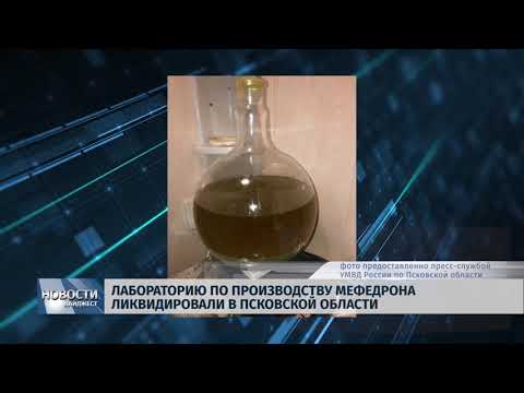 18.02.2019 / Лабораторию по производству мефедрона ликвидировали в Псковской области
