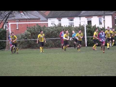 Bourne Town v Lutterworth Athletic AFC save 21-12-2013