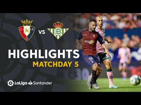 Highlights CA Osasuna vs Real Betis (0-0)