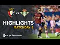 Highlights CA Osasuna vs Real Betis (0-0)
