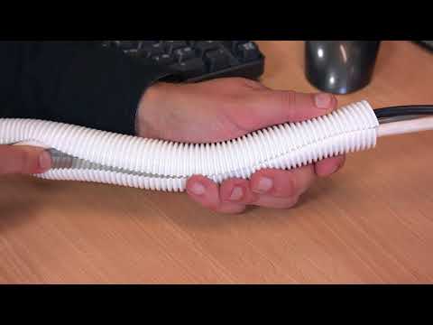 D-Line Cable Split Tube Office Installation Video