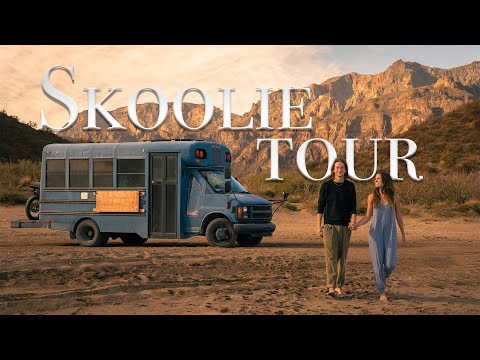 SKOOLIE TOUR - Short School Bus Budget Conversion