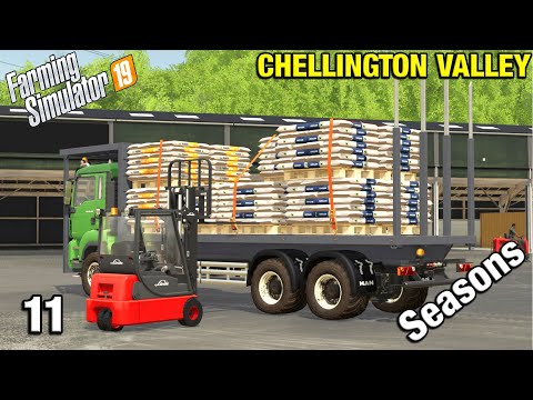 I THINK WE NEED A BIGGER FORKLIFT! Chellington Valley Timelapse - FS19 Ep 11