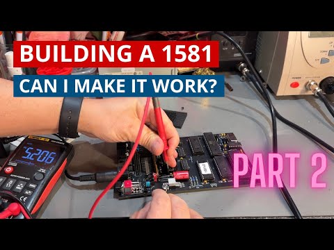Building a 1581 floppy disk drive - Part 2 - Testing and troubleshooting mistakes