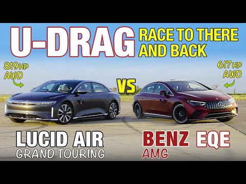 U-DRAG RACE: Mercedes-AMG EQE vs. Lucid Air Grand Touring