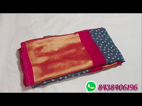 🌹New brassosaree collection Episode:96(15/09/22)|Mixed Georgette saree #latestcollection #brasso