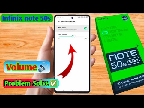 infinix note 50s me volume kaise badhaye, infinix note 50s volume problem