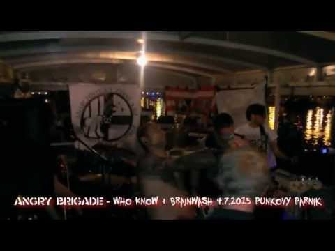 Angry Brigade - Who Know + Brain Wash LIVE 2015