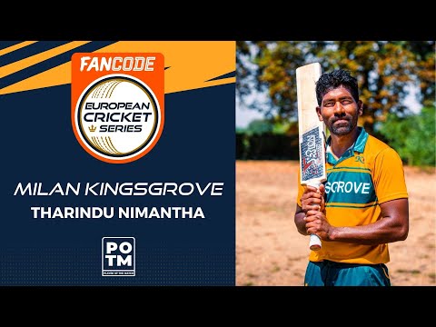POTM: T.Nimantha - MU vs MK | Highlights | FanCode ECS Milan, 2022 Day 6 | ECS22.359