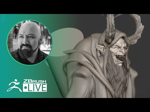 Create Krampus in ZBrush #withme! - Miguel Guerrero - ZBrush 2021.5