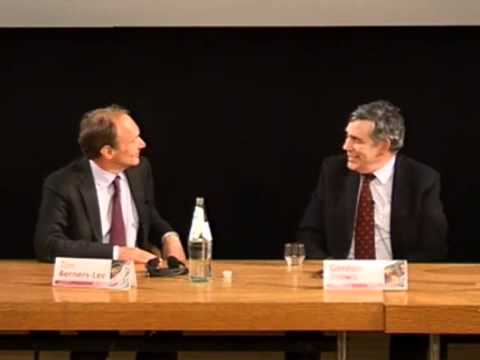 L'avenir du Web. Un outil pour le développement? Rencontre entre Tim Berners-Lee et Gordon Brown.