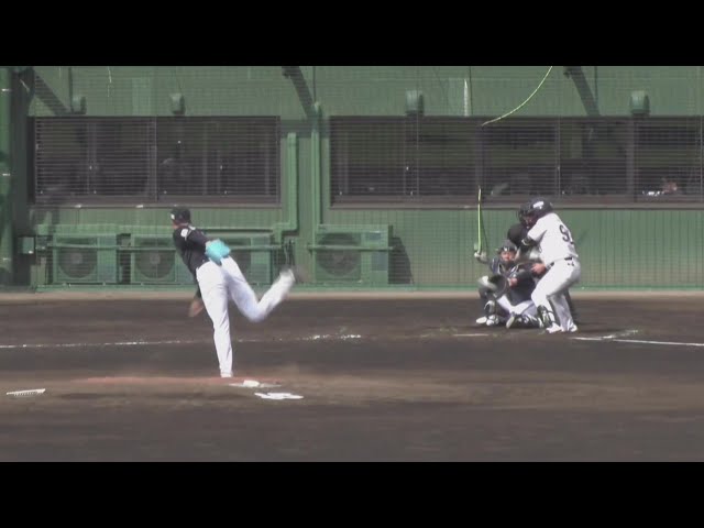 【みやざきPL】バファローズ・山口廉王 力強いストレートで見逃し三振を奪う!! 2025年10月18日 東京ヤクルトスワローズ 対 オリックス・バファローズ