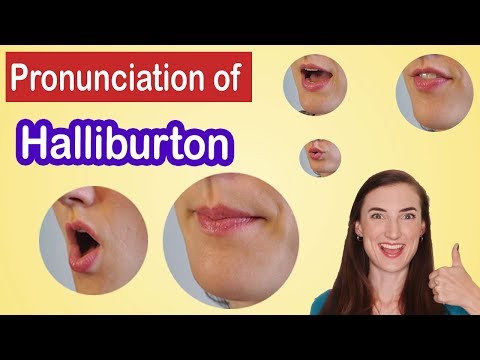 How to pronounce Halliburton, American English Pronunciation Lesson