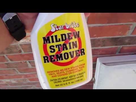 Remove Mildew Stains w/ Starbrite
