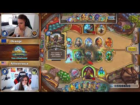 Hearthstone Witchwood Inn vitational Orange vs Alliestrasza 2018
