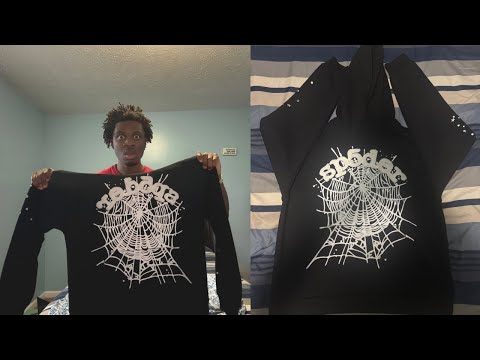 WAYS TO TELL IF YOUR SP5DER OG WEB HOODIE BLACK IS REAL🔥🤯💪🏾 (YOUNG THUG POPULAR HOODIE BRAND💕)