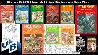 Atari VCS 2600 Launch Titles (1977) History, Discussion and Game Play