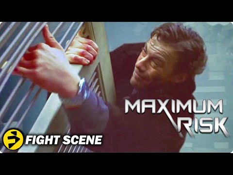 MAXIMUM RISK | Jean-Claude Van Damme | Burning Office Fire Fight Scene