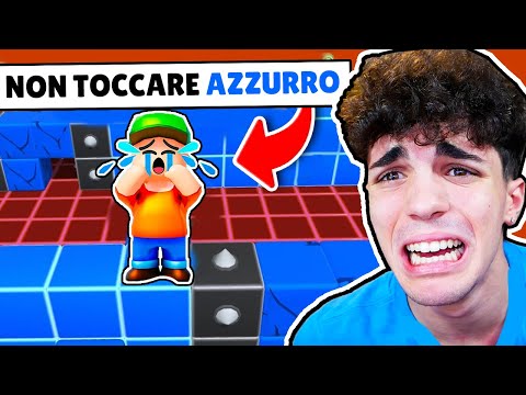 È VIETATO TOCCARE IL COLORE AZZURRO SU BLOCK DASH LEGGENDARIO O SHOPPI su STUMBLE GUYS!