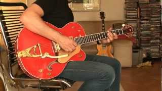 Video thumbnail for recent Gretsch "6120 Chet Atkins", orange, Part1 by GregsGuitars