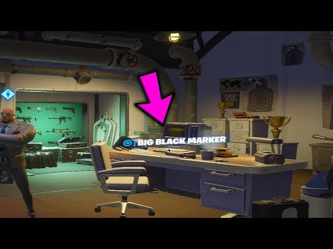 Find Deadpool's big black marker (Location)