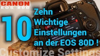 Video thumbnail for Zehn wichtige Einstellungen an der Canon EOS 80D die euch helfen bessere Fotos zu machen by Michaels Foto-Ecke