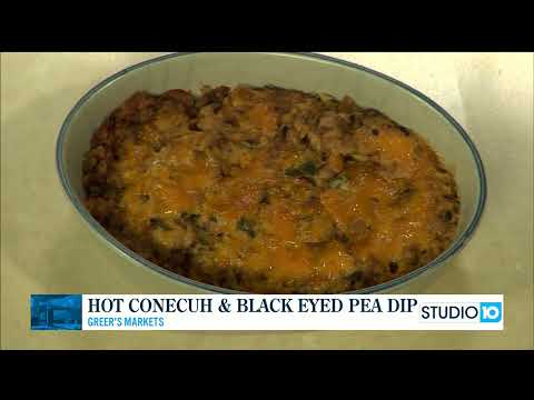 Hot Conecuh and Black Eyed Pea Dip