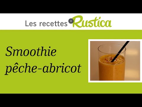 Recette smoothie pêche