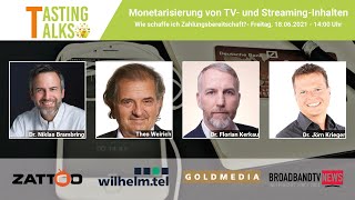 Monetarisierung von TV und Streaming: Wie schaffe ich Zahlungsbereitschaft? // Tasting Talk #15